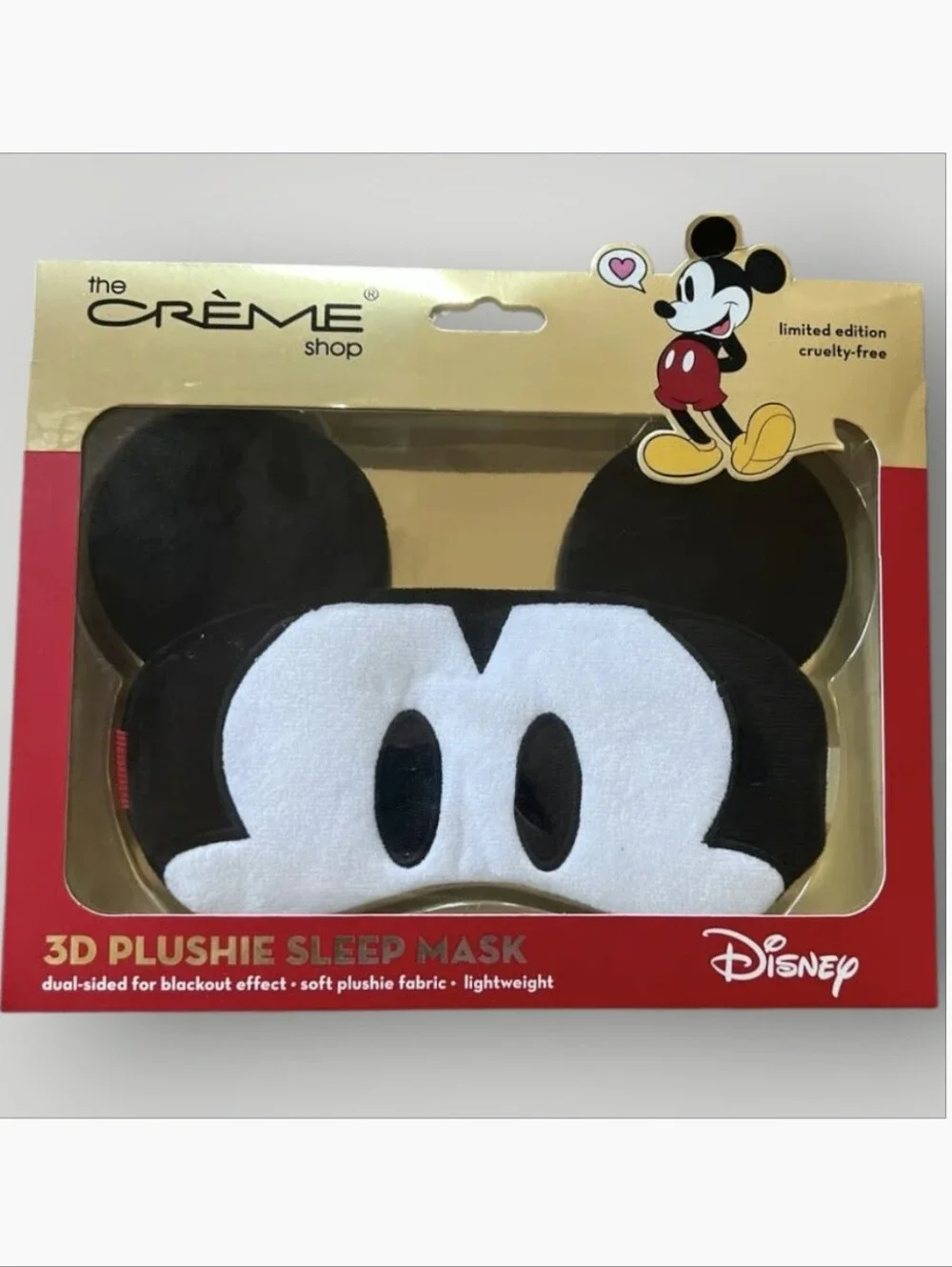 Crème Shop x Disney Mickey Mouse Eyeshadow Palette - Black, Red & Gold Shades